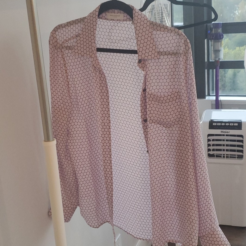 Equipment silk shirt